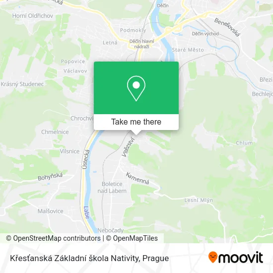 Křesťanská Základní škola Nativity map