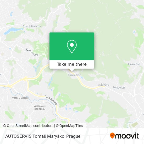 AUTOSERVIS Tomáš Maryško map