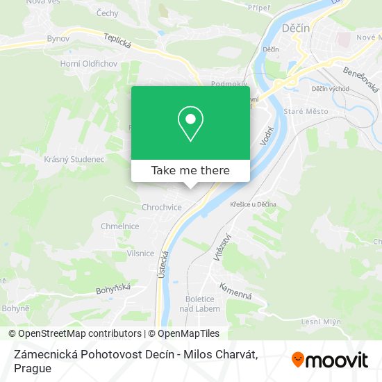 Zámecnická Pohotovost Decín - Milos Charvát map