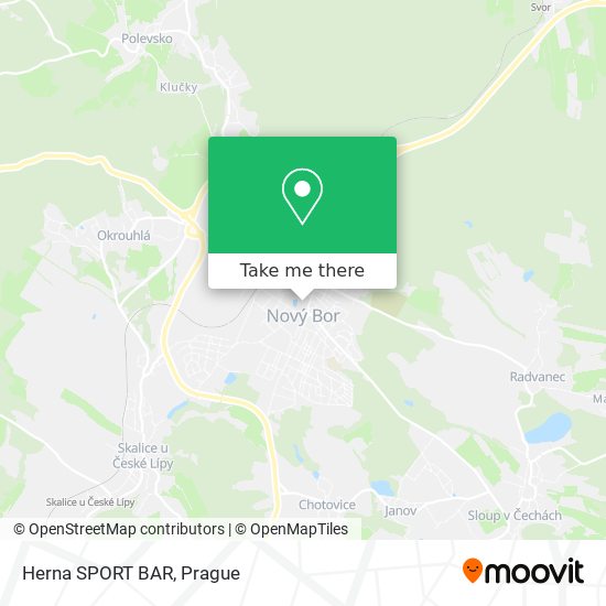 Herna SPORT BAR map