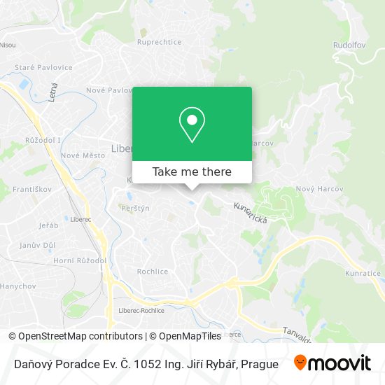 Daňový Poradce Ev. Č. 1052 Ing. Jiří Rybář map