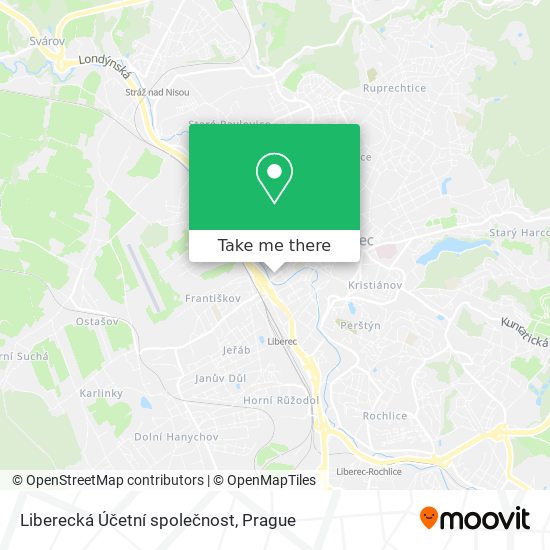 Liberecká Účetní společnost map