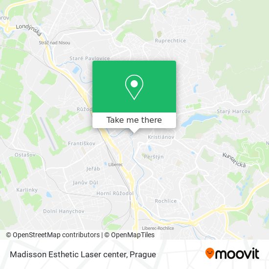 Madisson Esthetic Laser center map