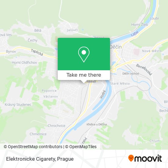 Elektronicke Cigarety map