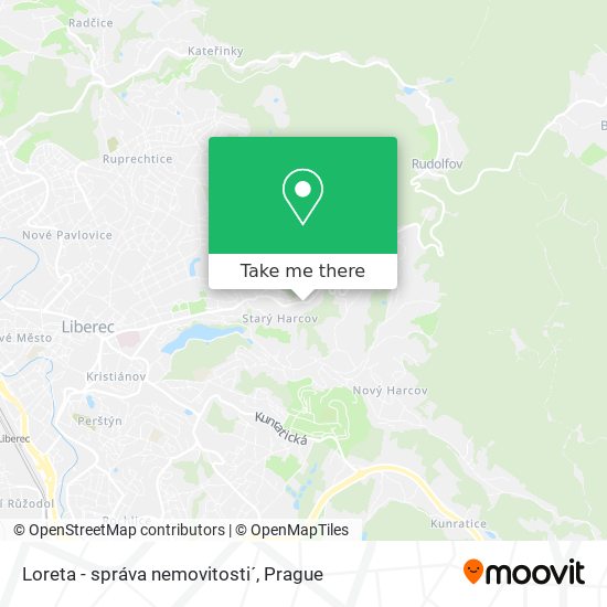 Loreta - správa nemovitosti´ map