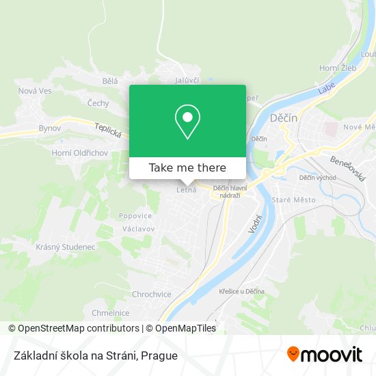 Základní škola na Stráni map