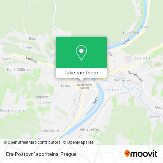 Era-Poštovní spořitelna map