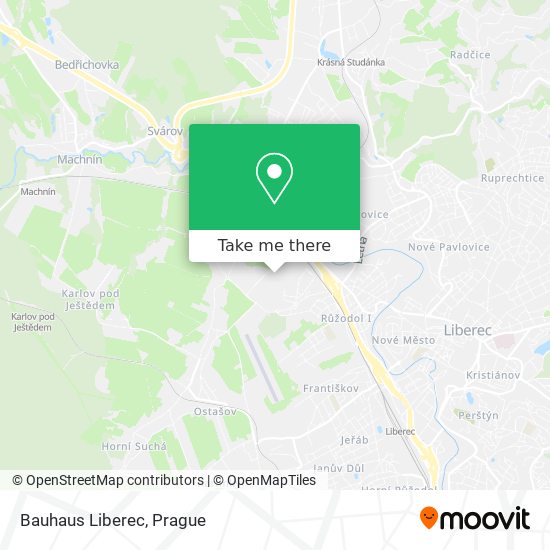 Карта Bauhaus Liberec