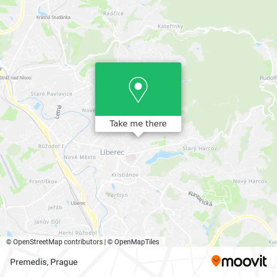 Карта Premedis