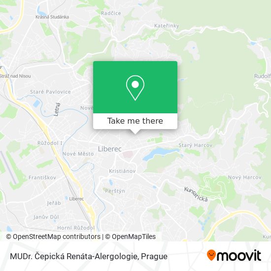 MUDr. Čepická Renáta-Alergologie map
