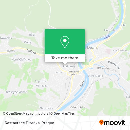 Restaurace Plzeňka map