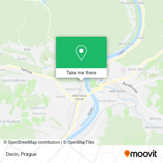 Decin map