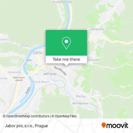 Карта Jabor pro, s.r.o.