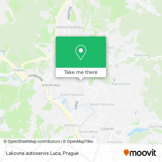 Карта Lakovna autoservis Luca