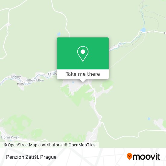 Penzion Zátiší map