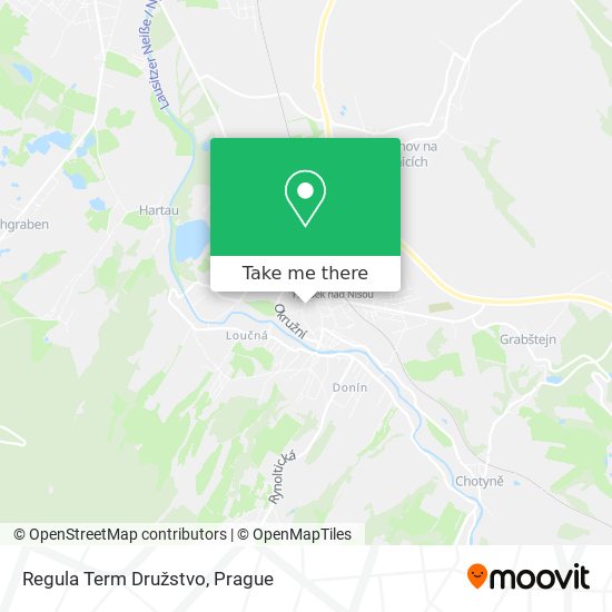 Regula Term Družstvo map