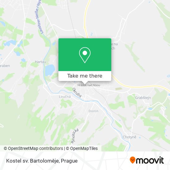 Kostel sv. Bartoloměje map