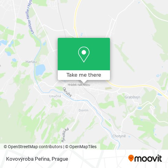 Kovovýroba Peřina map