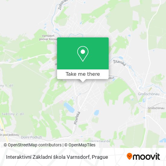 Interaktivní Základní škola Varnsdorf map