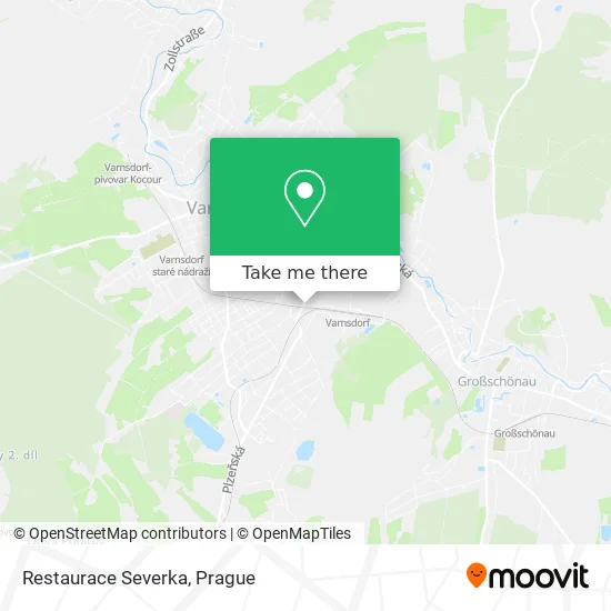Карта Restaurace Severka