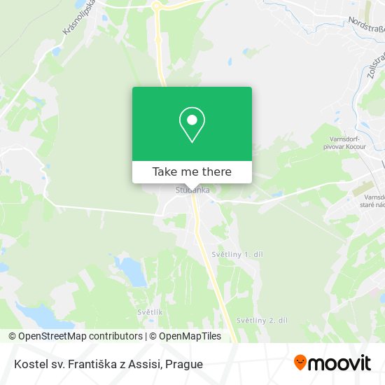 Kostel sv. Františka z Assisi map