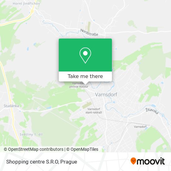 Карта Shopping centre S.R.O