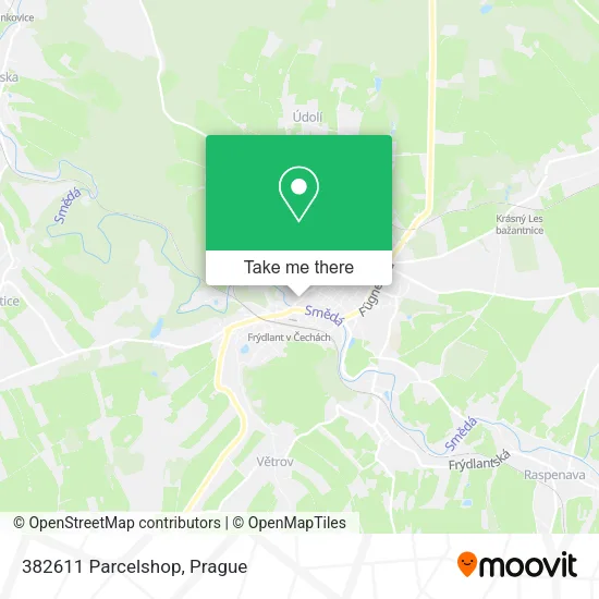 Карта 382611 Parcelshop