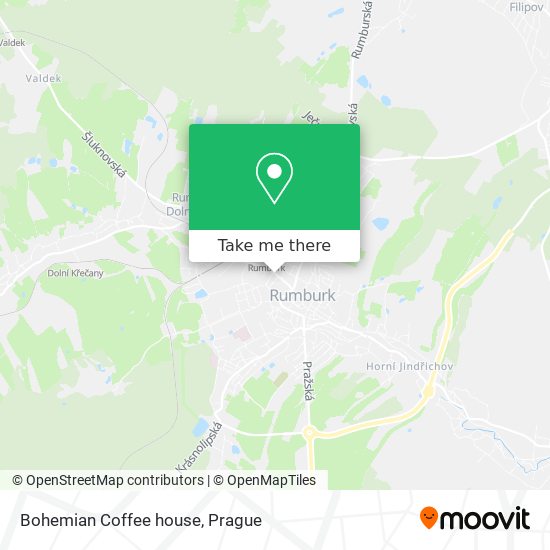 Bohemian Coffee house map