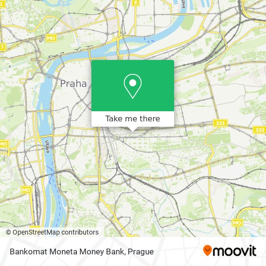 Bankomat Moneta Money Bank map