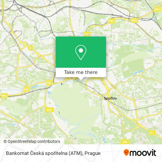 Bankomat Česká spořitelna (ATM) map