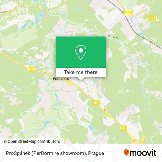 ProSpánek (PerDormire showroom) map