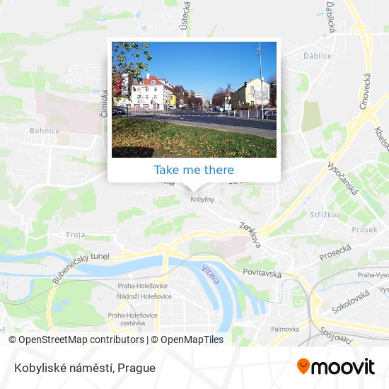 Карта Kobyliské náměstí