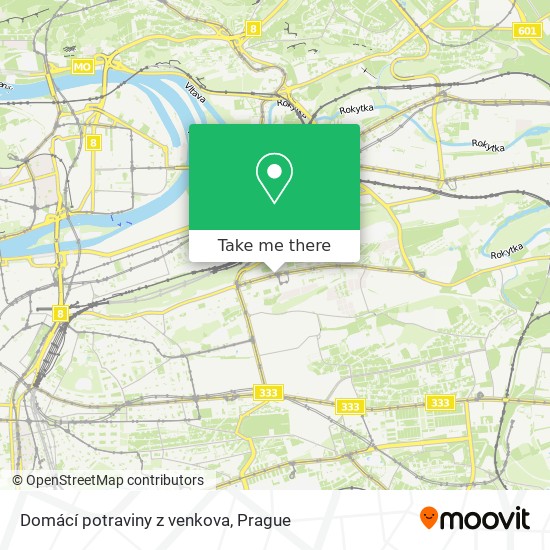 Domácí potraviny z venkova map