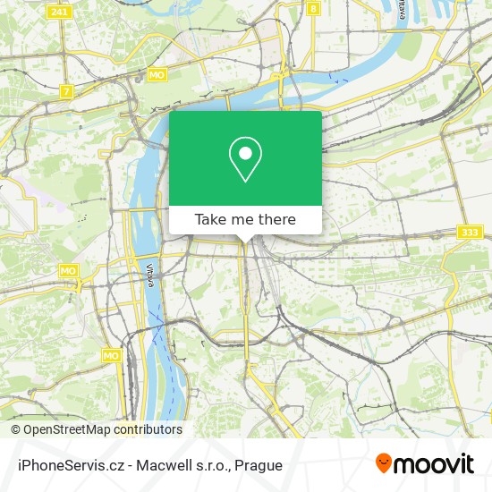 iPhoneServis.cz - Macwell s.r.o. map