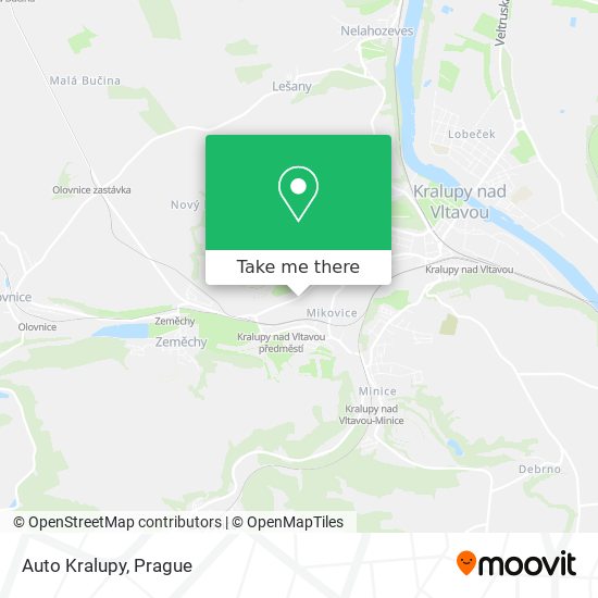 Auto Kralupy map