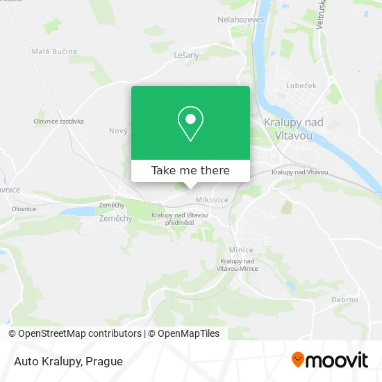 Карта Auto Kralupy