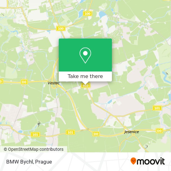 BMW Bychl map