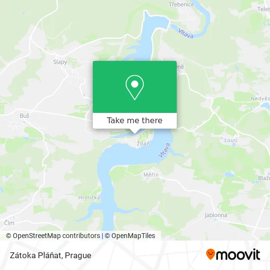 Карта Zátoka Pláňat
