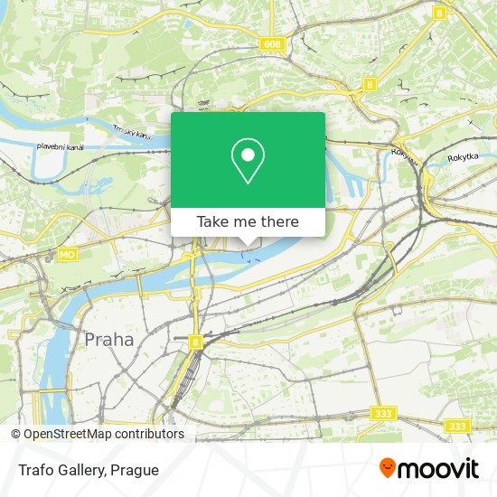 Trafo Gallery map