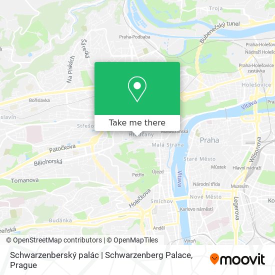 Карта Schwarzenberský palác | Schwarzenberg Palace
