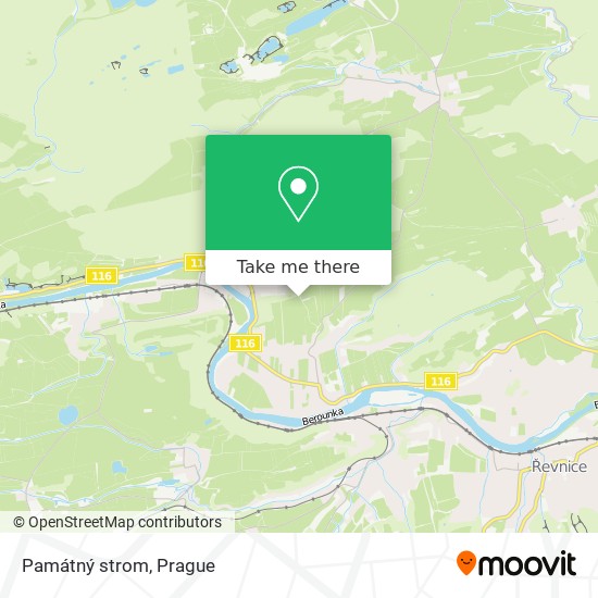 Památný strom map