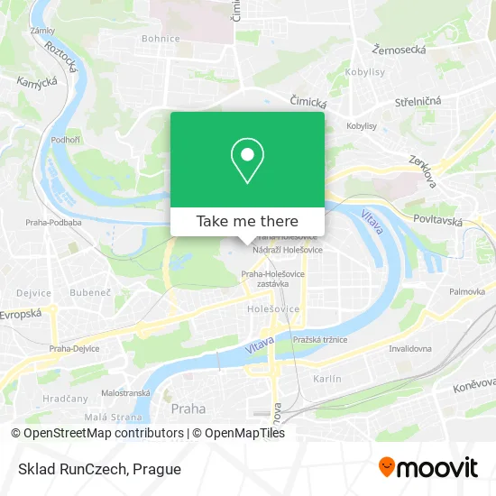 Карта Sklad RunCzech