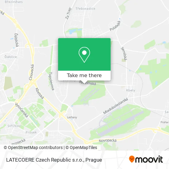 Карта LATECOERE Czech Republic s.r.o.
