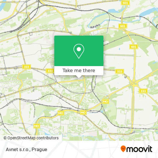 Avnet s.r.o. map