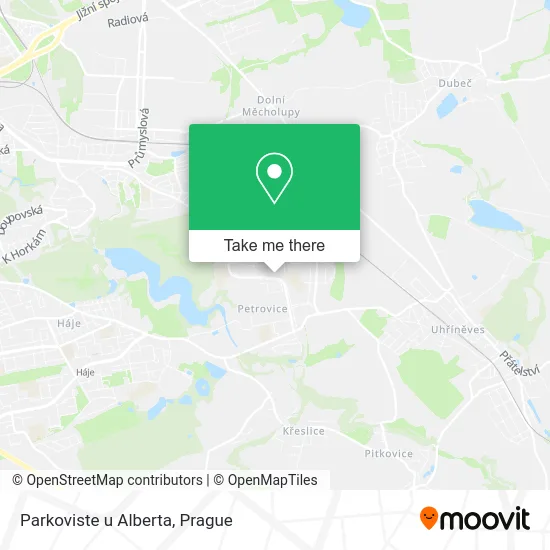 Карта Parkoviste u Alberta