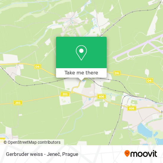 Карта Gerbruder weiss - Jeneč
