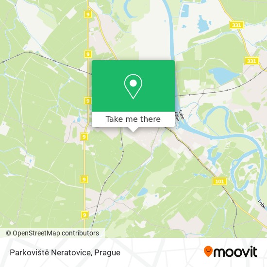 Карта Parkoviště Neratovice