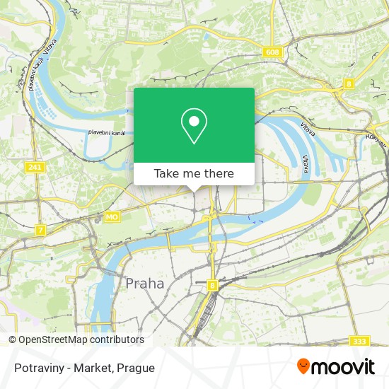 Potraviny - Market map