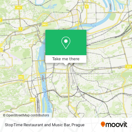 StopTime Restaurant and Music Bar map