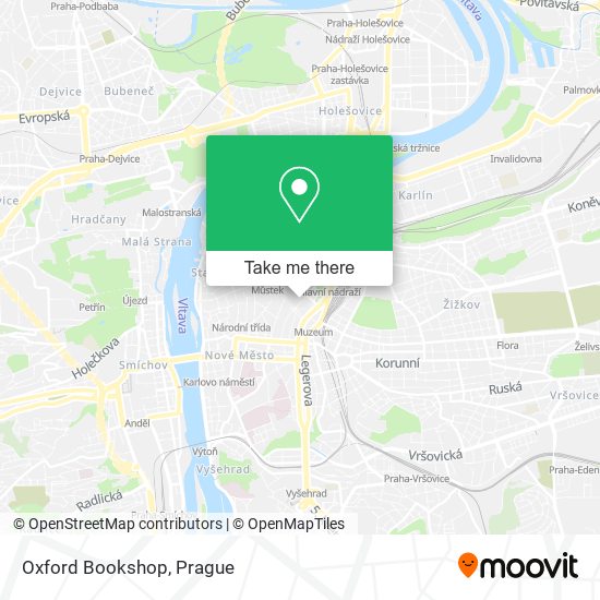 Карта Oxford Bookshop